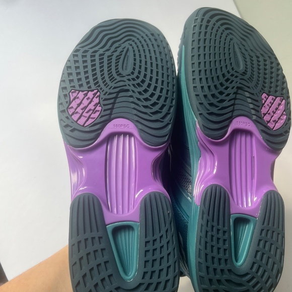 K-Swiss Speed-Trac Blue Purple Mens Pickleball Tennis Court Shoes Size 9.5 - Picture 6 of 9